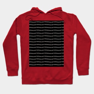 Barbed Wire pattern Hoodie